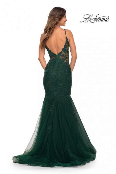 La Femme 29680 Lace Mermaid Prom Dress 4 La Femme 29680 Lace Mermaid Prom Dress - Image 2