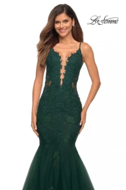 La Femme 29680 Lace Mermaid Prom Dress 8 La Femme 29680 Lace Mermaid Prom Dress -Outlet Prom Dresses Store S22 LF 29680 03 470x705