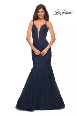 La Femme 29680 Lace Mermaid Prom Dress 9 La Femme 29680 Lace Mermaid Prom Dress -Outlet Prom Dresses Store S22 LF 29680 04 470x705