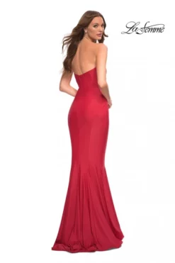 La Femme 30549 Strapless Mermaid Prom Dress -Outlet Prom Dresses Store S22 LF 30549 02 470x705