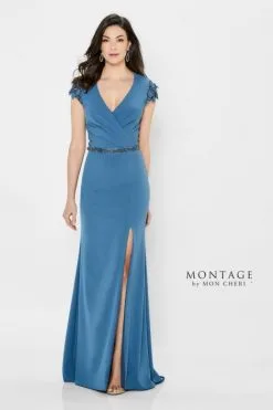 Montage By Mon Cheri 122902 Sleek Crepe Mothers Gown -Outlet Prom Dresses Store S22 MG 122902 03 470x705