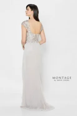 Montage By Mon Cheri Size 12 Navy Montage 122905 Beautiful Mother Of The Gown -Outlet Prom Dresses Store S22 MG 122905 02 470x705