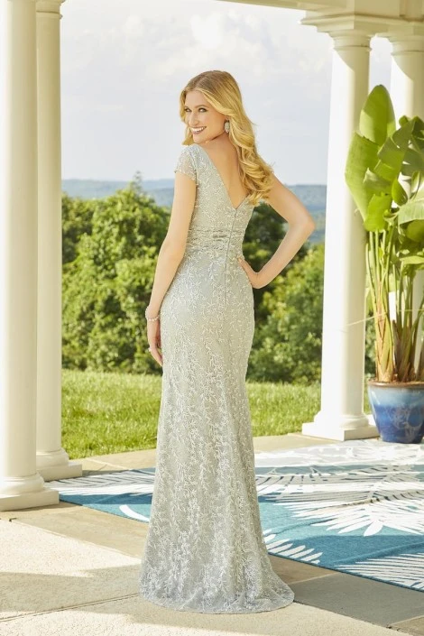 Size 4 Silver Sage MGNY By Morilee 72514 Sequin Lace Mothers Gown 3 Size 4 Silver Sage MGNY By Morilee 72514 Sequin Lace Mothers Gown