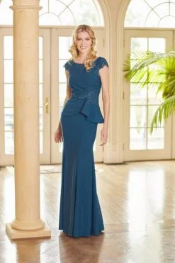 MGNY By Morilee 72528 Mothers Gown With Beaded Lace 8 MGNY By Morilee 72528 Mothers Gown With Beaded Lace -Outlet Prom Dresses Store S22 MGNY 72528 03 470x705