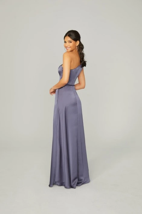 Morilee Madeline Gardner Morilee 21754 Draped One Shoulder Bridesmaid Dress 4 Morilee Madeline Gardner Morilee 21754 Draped One Shoulder Bridesmaid Dress - Image 2