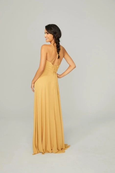 Morilee Madeline Gardner Morilee 21755 Ruched Tie Back Bridesmaid Dress 4 Morilee Madeline Gardner Morilee 21755 Ruched Tie Back Bridesmaid Dress - Image 2