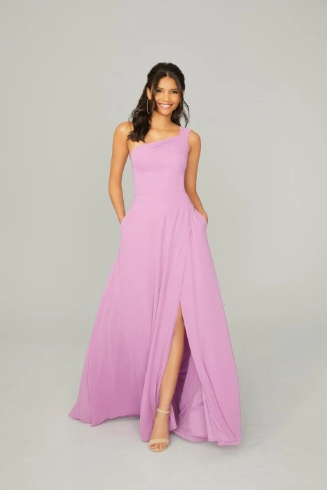 Morilee Madeline Gardner Morilee 21758 Flowing One Shoulder Bridesmaid Dress 5 Morilee Madeline Gardner Morilee 21758 Flowing One Shoulder Bridesmaid Dress - Image 3