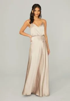 Morilee Madeline Gardner Morilee 21769 Tie Waist Blouson Bridesmaid Dress -Outlet Prom Dresses Store S22 MLB 21769 04 492x705