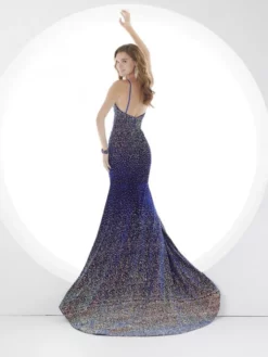 Panoply By House Of Wu Panoply 14105 Ombre Sequin Velvet Gown -Outlet Prom Dresses Store S22 PNP 14105 02 530x705