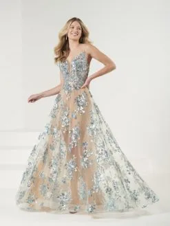 Panoply By House Of Wu Panoply 14106 Sheer Sequin Floral Prom Dress 7 Panoply By House Of Wu Panoply 14106 Sheer Sequin Floral Prom Dress -Outlet Prom Dresses Store S22 PNP 14106 03 530x705