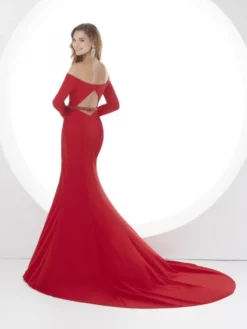 Panoply By House Of Wu Panoply 14109 Off Shoulder Long Sleeve Gown -Outlet Prom Dresses Store S22 PNP 14109 02 530x705