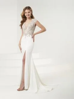 Panoply By House Of Wu Panoply 14117 Stunning Rhinestone Lace Gown -Outlet Prom Dresses Store S22 PNP 14117 05 530x705