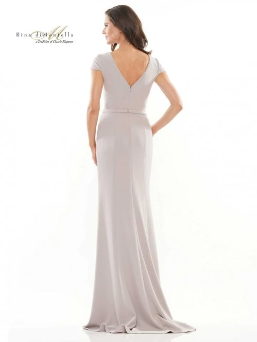 Rina Di Montella RD2729 Cap Sleeve Mother Of Bride Gown 4 Rina Di Montella RD2729 Cap Sleeve Mother Of Bride Gown - Image 2