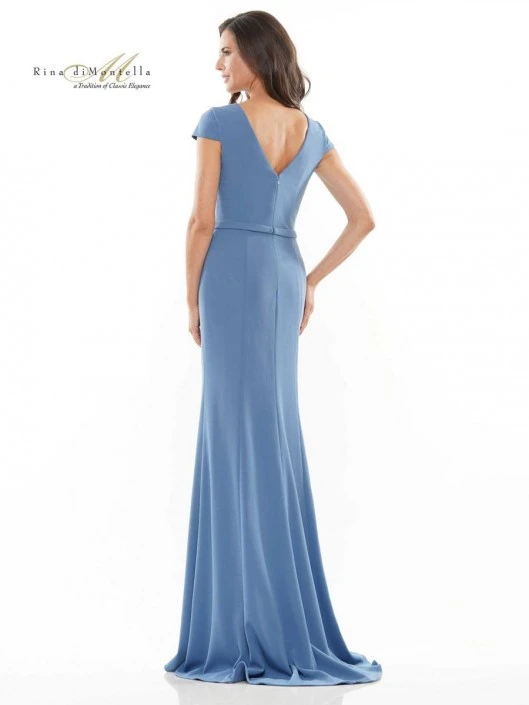 Rina Di Montella RD2729 Cap Sleeve Mother Of Bride Gown 6 Rina Di Montella RD2729 Cap Sleeve Mother Of Bride Gown - Image 4