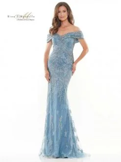 Rina Di Montella RD2737 Delicate Off Shoulder Gown -Outlet Prom Dresses Store S22 RD RD2737 03 529x705