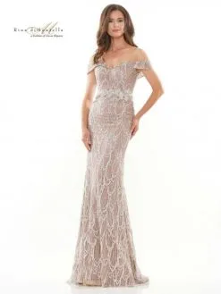 Rina Di Montella RD2739 Embroidered Off Shoulder Gown -Outlet Prom Dresses Store S22 RD RD2739 05 529x705
