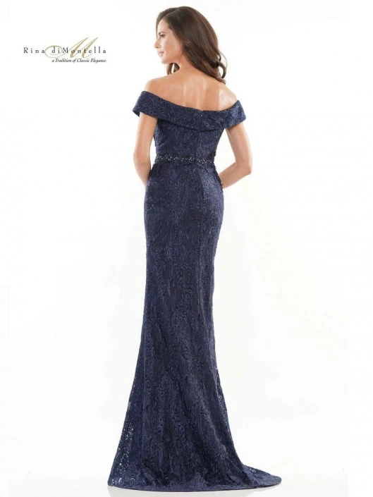 Rina Di Montella RD2740 Flattering Off Shoulder Gown 6 Rina Di Montella RD2740 Flattering Off Shoulder Gown - Image 4