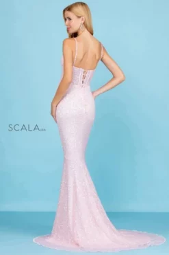 Scala 60284 Beaded Sheer Corset Gown 8 Scala 60284 Beaded Sheer Corset Gown -Outlet Prom Dresses Store S22 SCL 60284 02 470x705