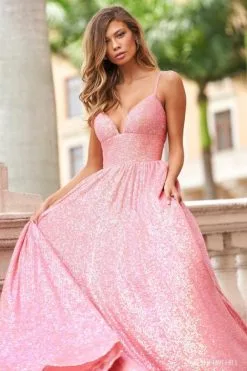 Sherri Hill 54261 Soft Sequin Ball Gown -Outlet Prom Dresses Store S22 SH 54261 05 470x705