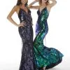 Studio 17 By House Of Wu Studio 17 12864 Iridescent Fireworks Sequin Gown -Outlet Prom Dresses Store S22 ST 12864 03 530x705
