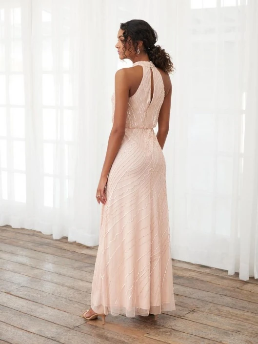 Adrianna Papell Platinum 40393 High Neck Gown 4 Adrianna Papell Platinum 40393 High Neck Gown - Image 2