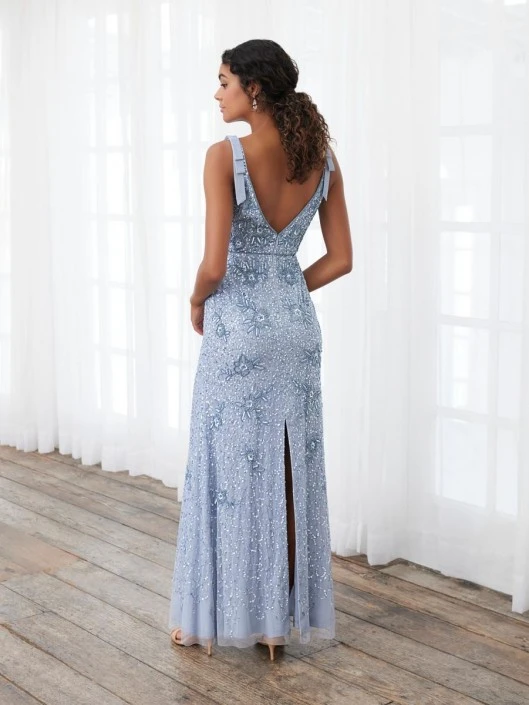 Adrianna Papell Platinum 40397 Floral Beaded Gown 4 Adrianna Papell Platinum 40397 Floral Beaded Gown - Image 2