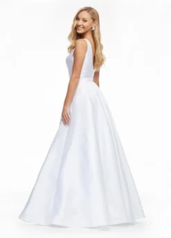 Ashley Lauren 11094 Simple Stunning Mikado Gown 6 Ashley Lauren 11094 Simple Stunning Mikado Gown -Outlet Prom Dresses Store S23 ASH 11094 02 508x705