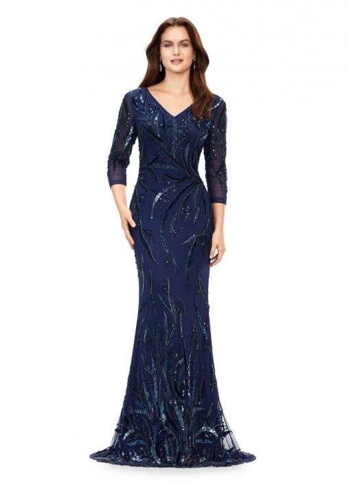 Ashley Lauren 11205 Sophisticated Sequin Design Gown 6 Ashley Lauren 11205 Sophisticated Sequin Design Gown - Image 4