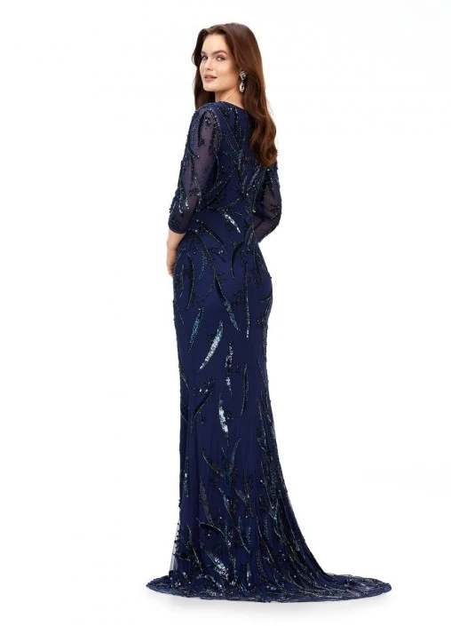 Ashley Lauren 11205 Sophisticated Sequin Design Gown 7 Ashley Lauren 11205 Sophisticated Sequin Design Gown - Image 5