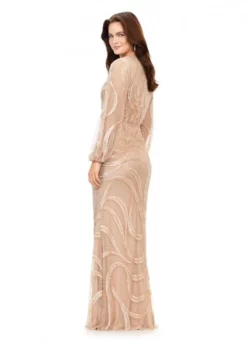 Ashley Lauren 11210 Bishop Sleeve Beaded Gown 8 Ashley Lauren 11210 Bishop Sleeve Beaded Gown -Outlet Prom Dresses Store S23 ASH 11210 02 508x705