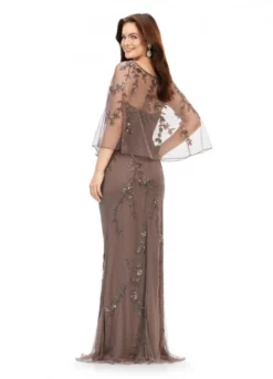 Ashley Lauren 11211 Beaded Gown With Sheer Overlay -Outlet Prom Dresses Store S23 ASH 11211 05 508x705