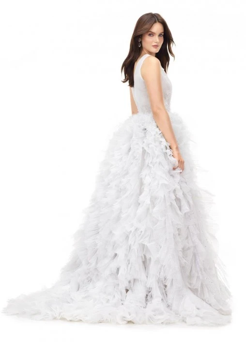 Ashley Lauren 11233 Ruffle Princess Ball Gown 7 Ashley Lauren 11233 Ruffle Princess Ball Gown - Image 5