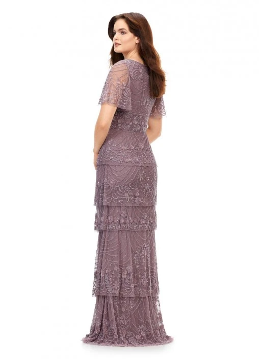 Ashley Lauren 11235 Elegant Tiered Sequin Gown 4 Ashley Lauren 11235 Elegant Tiered Sequin Gown - Image 2