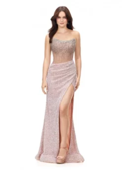 Ashley Lauren 11238 Crystal Beaded Gown 10 Ashley Lauren 11238 Crystal Beaded Gown -Outlet Prom Dresses Store S23 ASH 11238 04 508x705