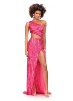 Ashley Lauren 11240 One Shoulder Cutout Beaded Gown -Outlet Prom Dresses Store S23 ASH 11240 03 508x705