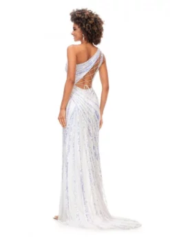 Ashley Lauren 11244 One Shoulder Beaded Prom Dress 8 Ashley Lauren 11244 One Shoulder Beaded Prom Dress -Outlet Prom Dresses Store S23 ASH 11244 02 508x705