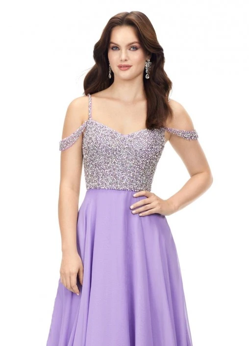 Ashley Lauren 11253 Dazzling Beaded Chiffon Gown 5 Ashley Lauren 11253 Dazzling Beaded Chiffon Gown - Image 3