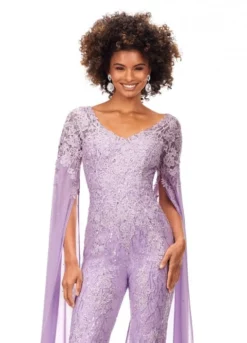 Ashley Lauren 11254 Stunning Lace Jumpsuit -Outlet Prom Dresses Store S23 ASH 11254 03 508x705