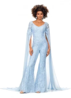 Ashley Lauren 11254 Stunning Lace Jumpsuit -Outlet Prom Dresses Store S23 ASH 11254 04 508x705