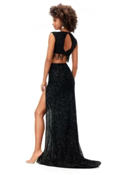 Ashley Lauren 11282 Roaring Twenties 2 Piece Gown 9 Ashley Lauren 11282 Roaring Twenties 2 Piece Gown -Outlet Prom Dresses Store S23 ASH 11282 03 508x705