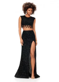 Ashley Lauren 11282 Roaring Twenties 2 Piece Gown 10 Ashley Lauren 11282 Roaring Twenties 2 Piece Gown -Outlet Prom Dresses Store S23 ASH 11282 04 508x705