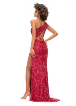 Ashley Lauren 11284 Peacock Beaded Prom Dress -Outlet Prom Dresses Store S23 ASH 11284 02 508x705