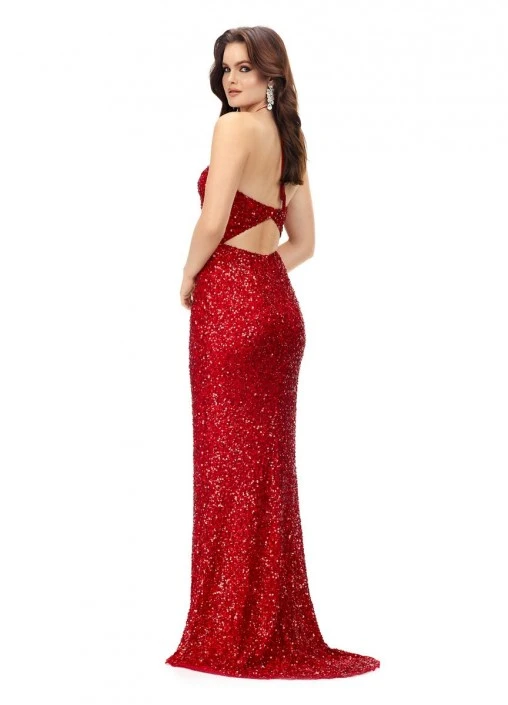 Ashley Lauren 11287 Sequin Modern Cut Out Gown 7 Ashley Lauren 11287 Sequin Modern Cut Out Gown - Image 5