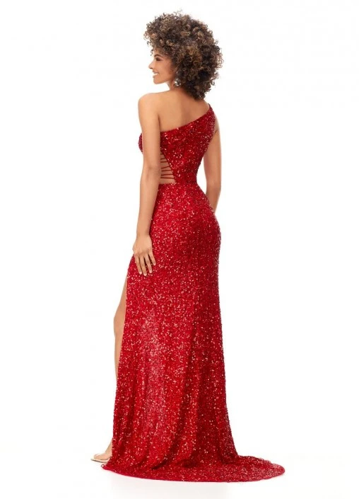Ashley Lauren 11288 Modern Cutout Sequin Gown 7 Ashley Lauren 11288 Modern Cutout Sequin Gown - Image 5
