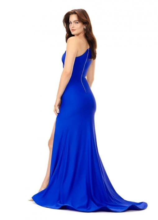 Ashley Lauren 11303 One Shoulder Cutout Prom Dress 4 Ashley Lauren 11303 One Shoulder Cutout Prom Dress - Image 2
