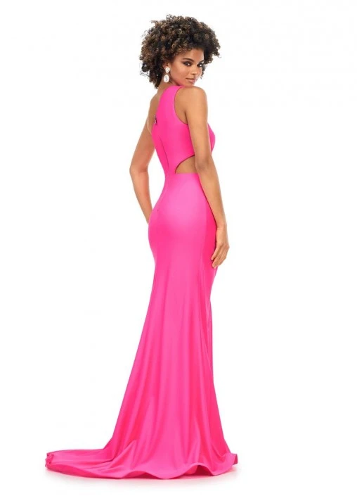 Ashley Lauren 11303 One Shoulder Cutout Prom Dress 7 Ashley Lauren 11303 One Shoulder Cutout Prom Dress - Image 5