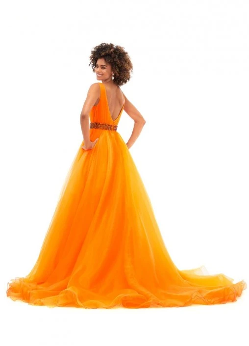 Ashley Lauren 11305 Crystal Waist Ruched Ball Gown 4 Ashley Lauren 11305 Crystal Waist Ruched Ball Gown - Image 2