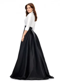 Ashley Lauren 11326 Stunning Satin Ball Gown 8 Ashley Lauren 11326 Stunning Satin Ball Gown -Outlet Prom Dresses Store S23 ASH 11326 02 508x705