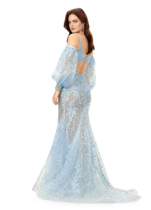 Ashley Lauren 11335 Stunning Removable Sleeve Gown 4 Ashley Lauren 11335 Stunning Removable Sleeve Gown - Image 2