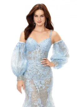 Ashley Lauren 11335 Stunning Removable Sleeve Gown 9 Ashley Lauren 11335 Stunning Removable Sleeve Gown -Outlet Prom Dresses Store S23 ASH 11335 03 508x705